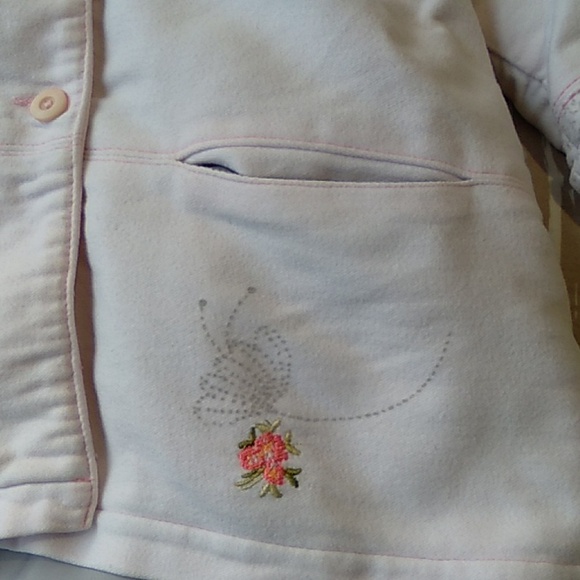 Catimini size 3 girls light pink hooded spring coat - Picture 3 of 7